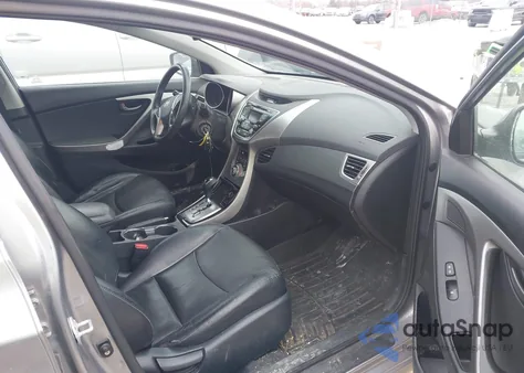 2013 Hyundai Elantra Limited from USA, damaged, VIN KMHDH4AE0DU850054